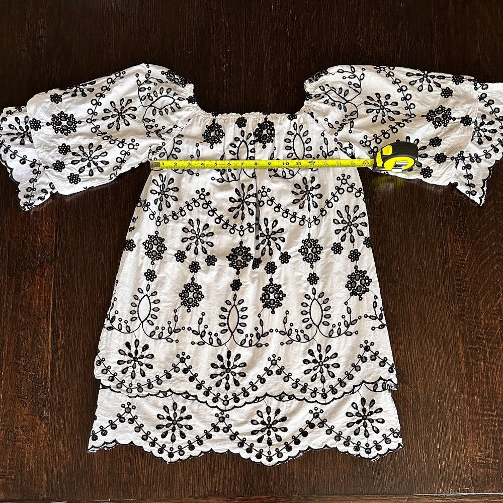 ZARA Trafaluc Collection Mini Dress Off-Shoulder S: XS Boho Coastal Resort - Picture 9 of 13